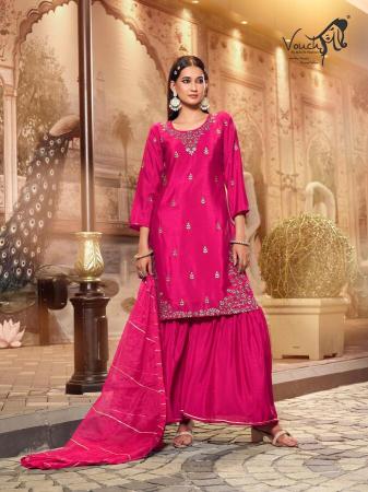 Vouch 3pcs designer salwar suits wholesale